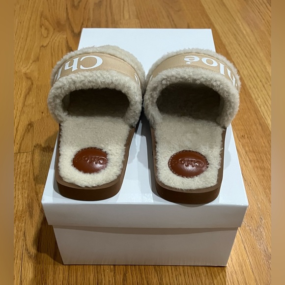 Chloe Woody Shearling Slide - Picture 10 of 11